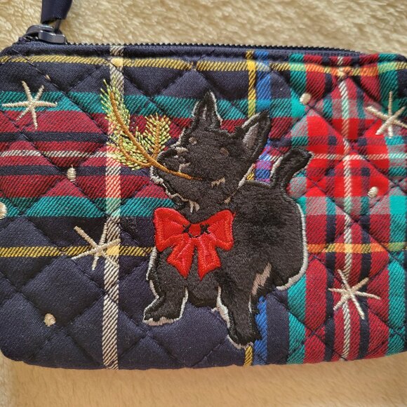 SCOTTIE DOG Vera Bradley Clip & Zip Mini Pouch NWT - Picture 4 of 6
